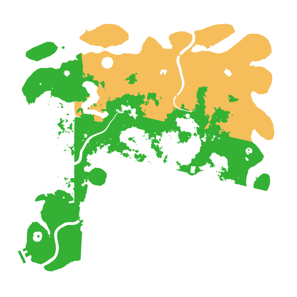 Biome Rust Map: Procedural Map, Size: 4500, Seed: 689888347