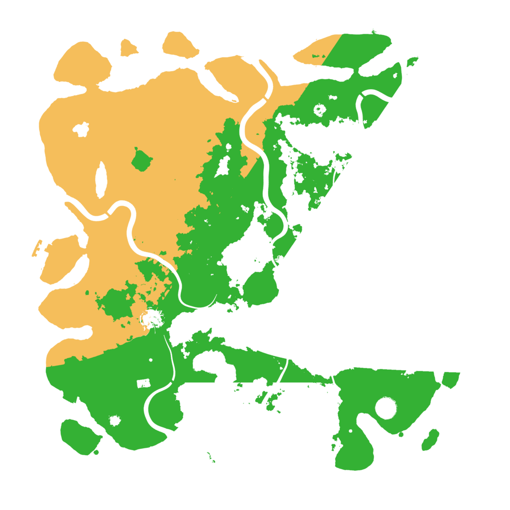 Biome Rust Map: Procedural Map, Size: 4200, Seed: 323232