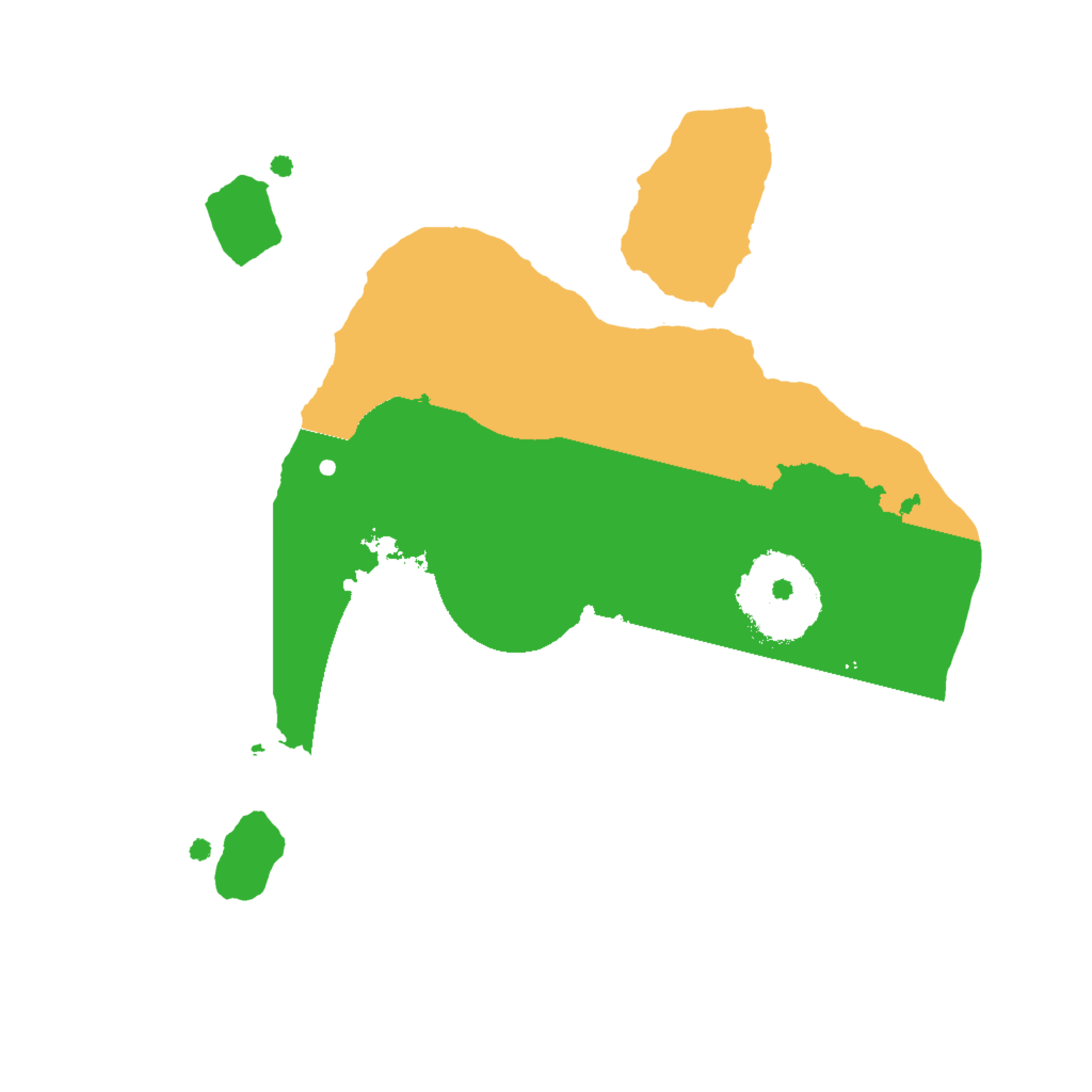 Biome Rust Map: Procedural Map, Size: 2000, Seed: 1169781039