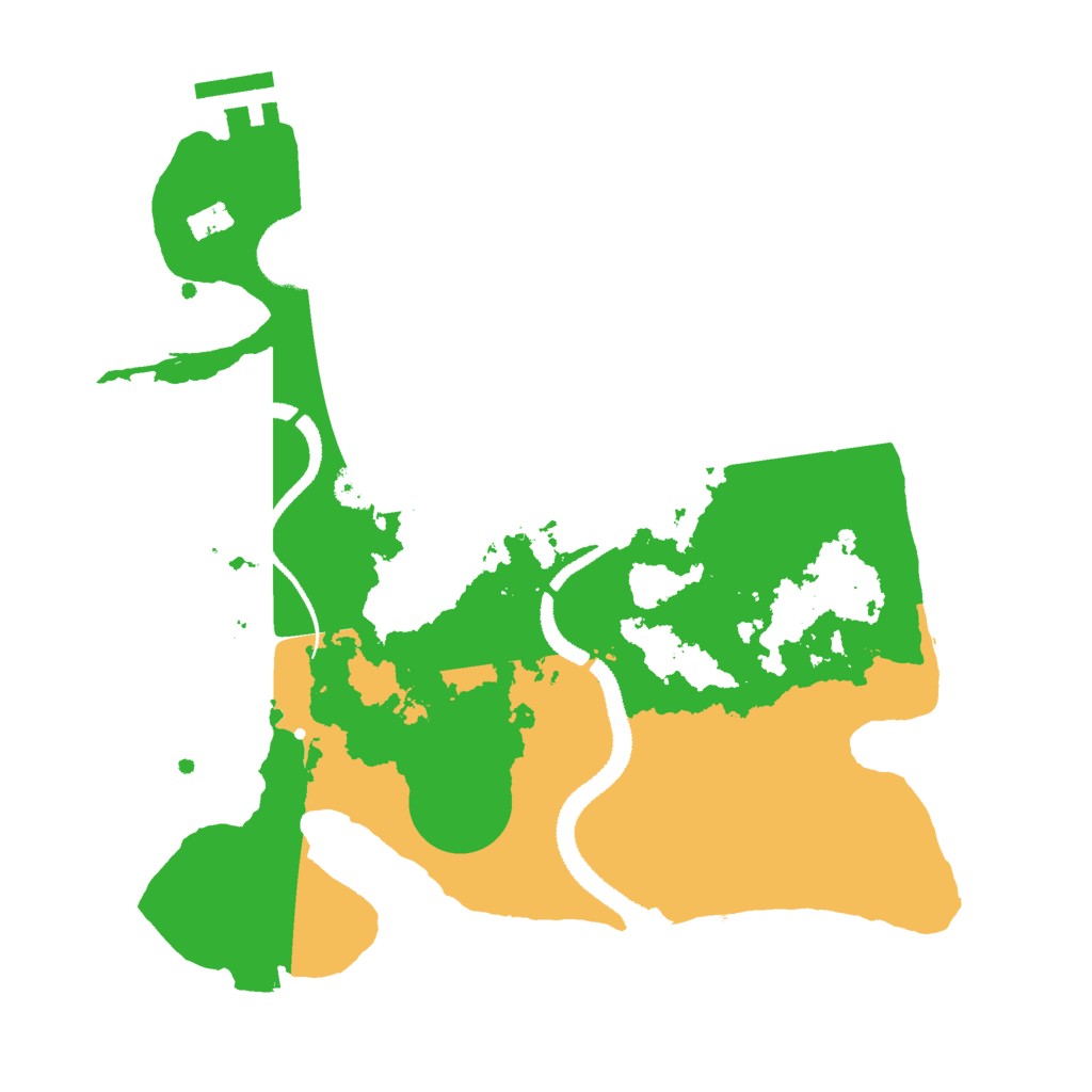 Biome Rust Map: Procedural Map, Size: 2800, Seed: 80074017