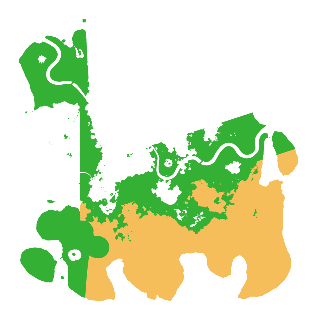 Biome Rust Map: Procedural Map, Size: 3900, Seed: 22209