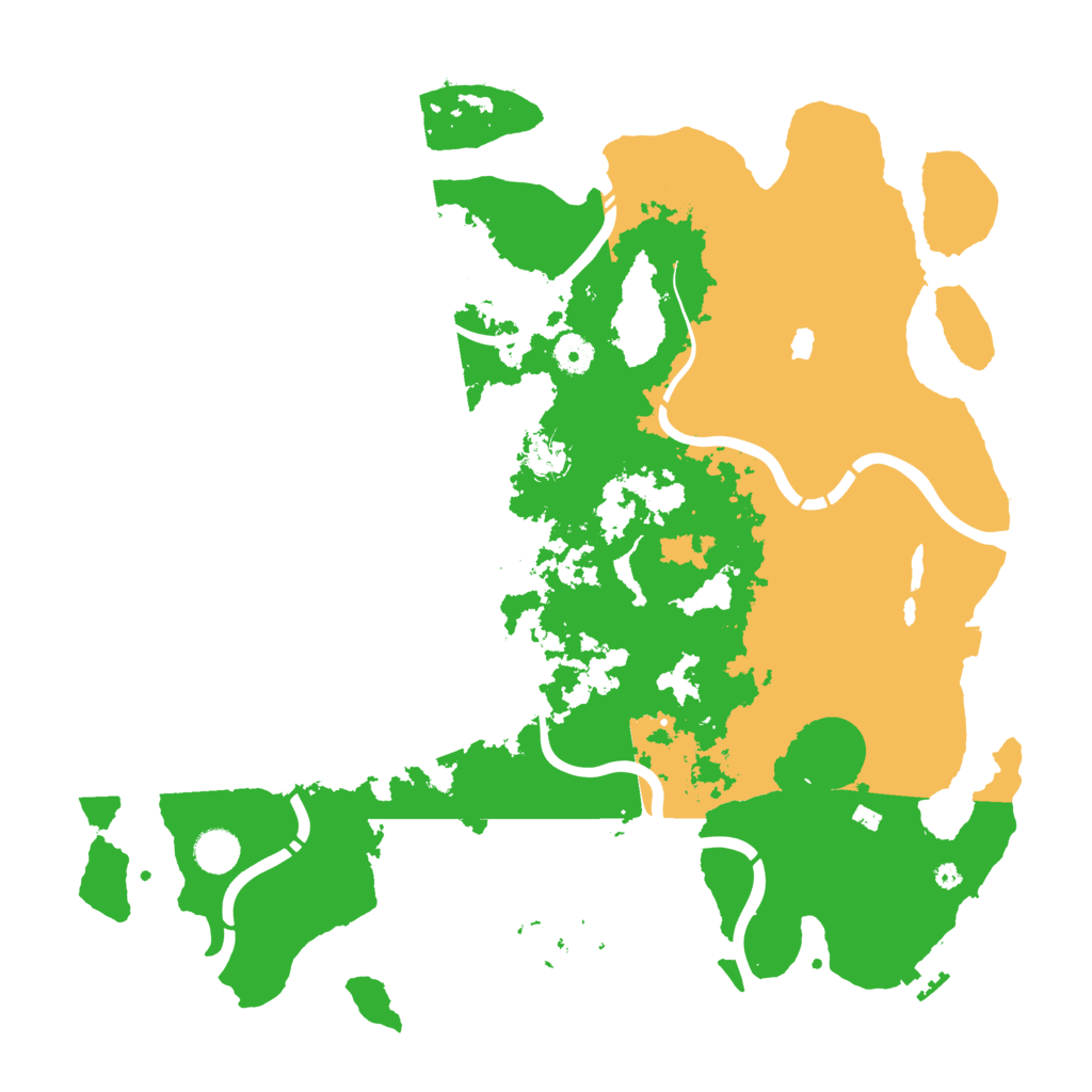 Biome Rust Map: Procedural Map, Size: 4250, Seed: 133898535