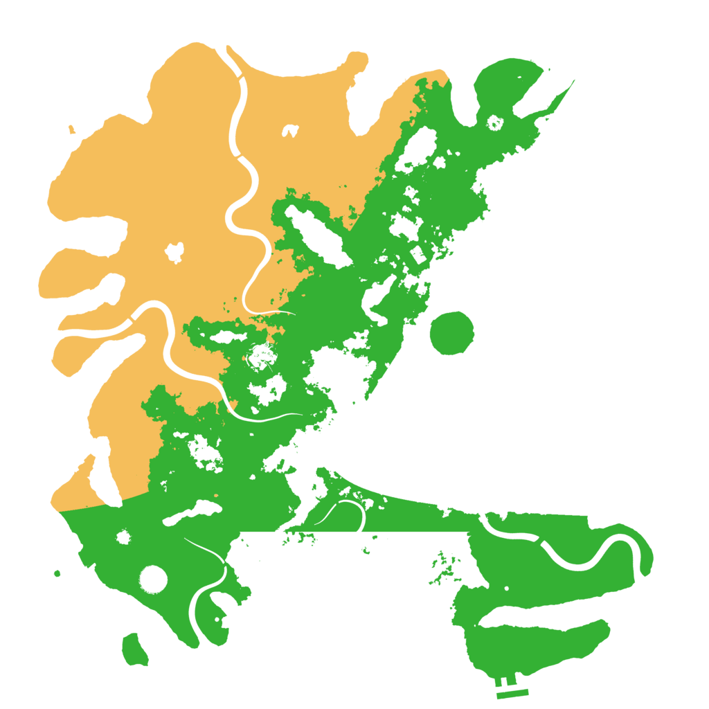 Biome Rust Map: Procedural Map, Size: 4500, Seed: 1792539870