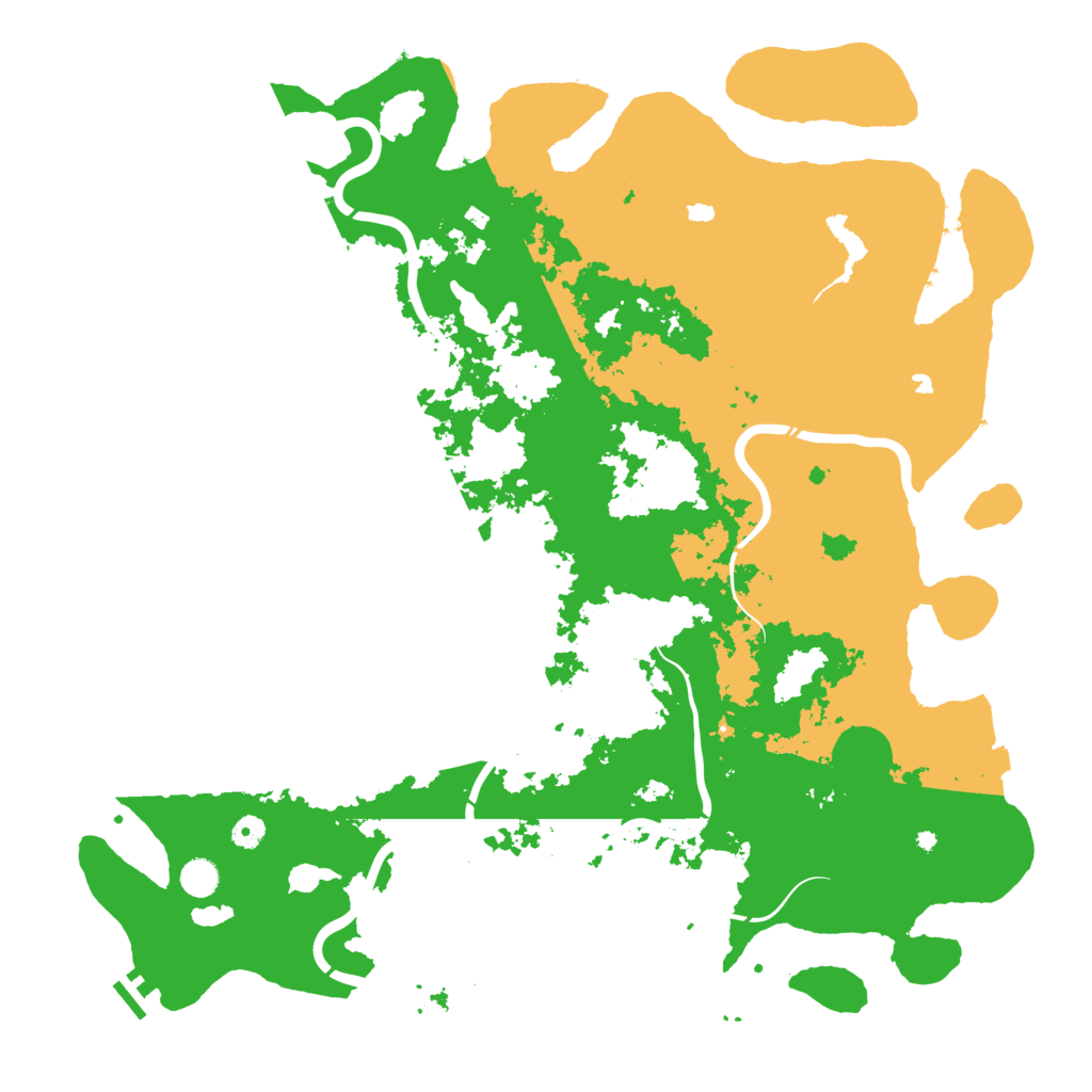 Biome Rust Map: Procedural Map, Size: 5000, Seed: 8831013