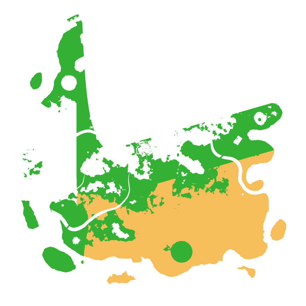 Biome Rust Map: Procedural Map, Size: 3750, Seed: 10288820