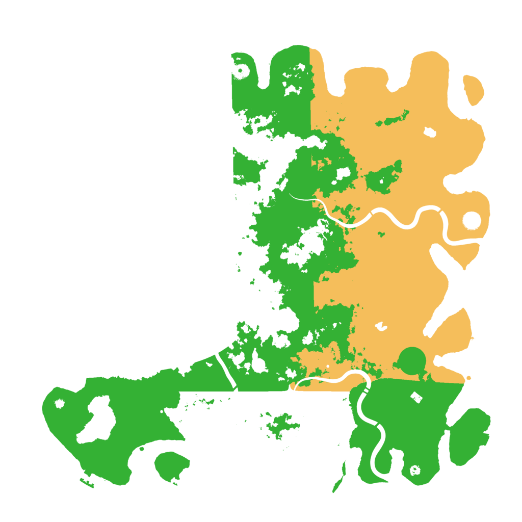 Biome Rust Map: Procedural Map, Size: 5000, Seed: 1736124086