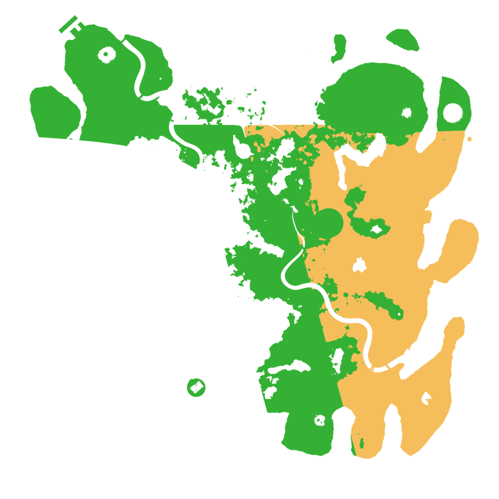Biome Rust Map: Procedural Map, Size: 4500, Seed: 3052026