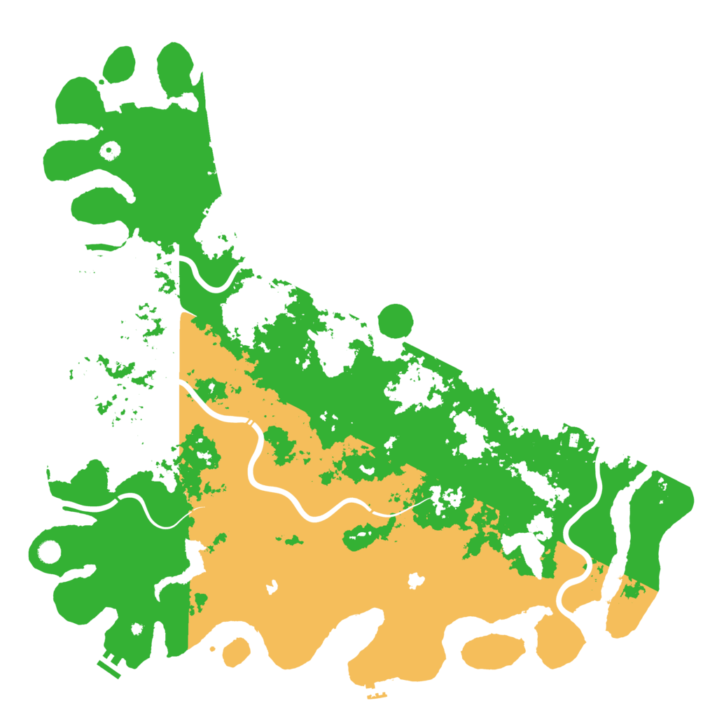 Biome Rust Map: Procedural Map, Size: 5500, Seed: 676624899