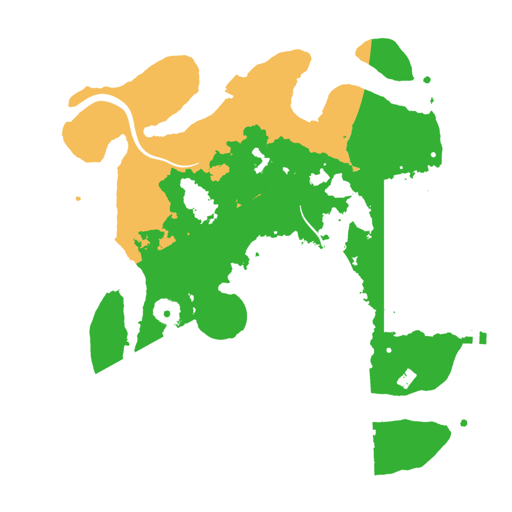 Biome Rust Map: Procedural Map, Size: 2900, Seed: 90317642