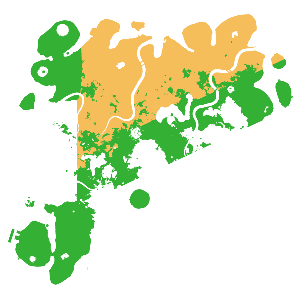 Biome Rust Map: Procedural Map, Size: 4500, Seed: 152670066