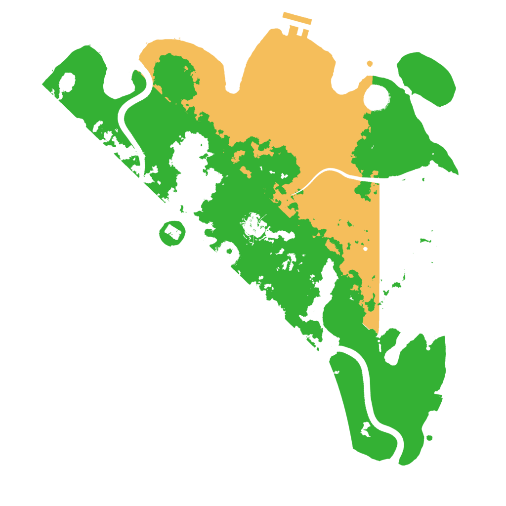 Biome Rust Map: Procedural Map, Size: 3500, Seed: 1320174151