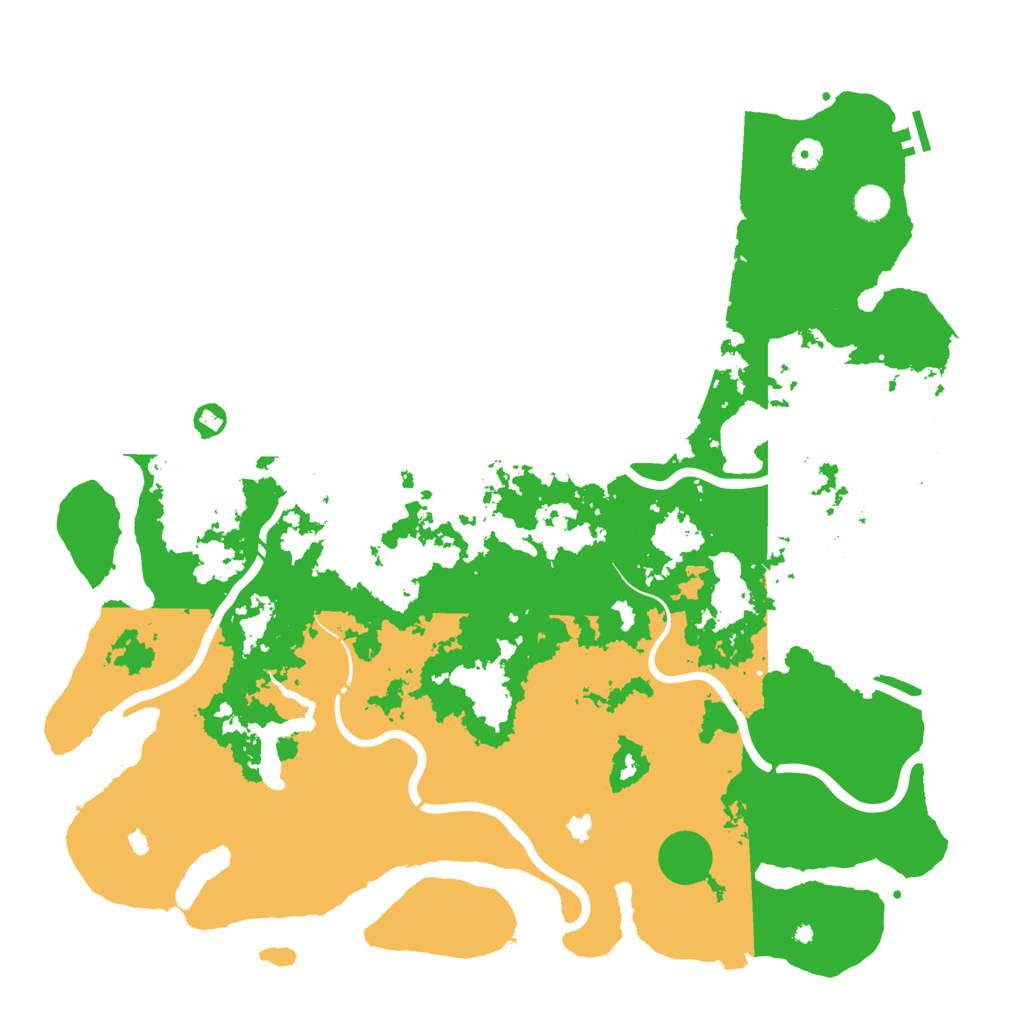 Biome Rust Map: Procedural Map, Size: 5000, Seed: 1155182824