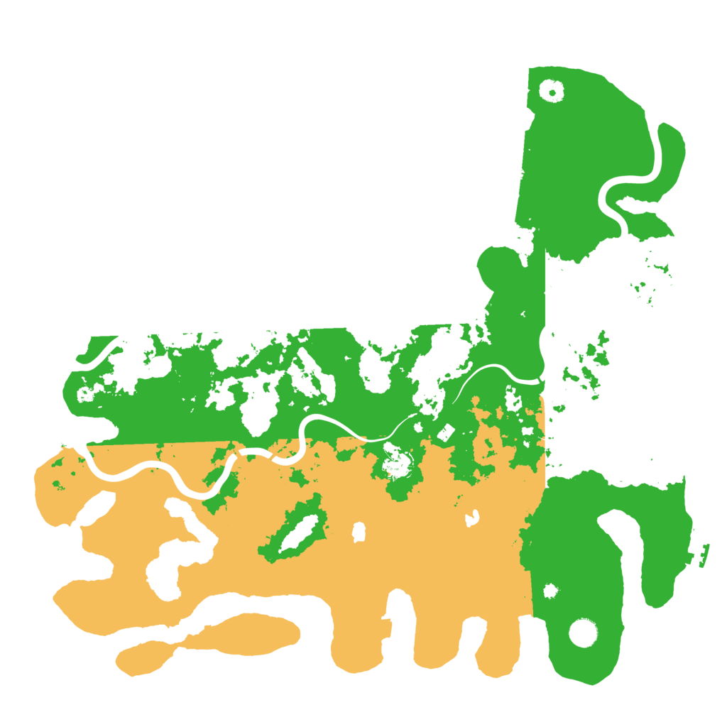 Biome Rust Map: Procedural Map, Size: 4500, Seed: 809590411