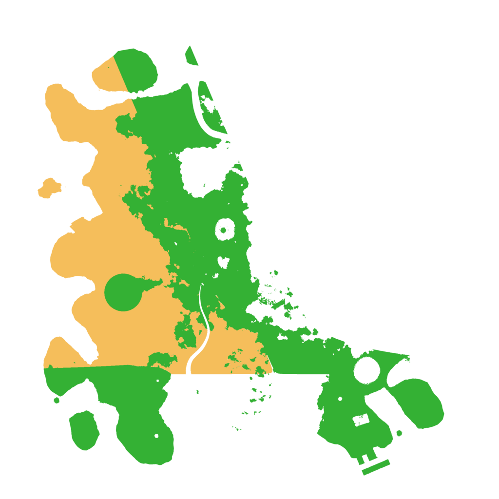 Biome Rust Map: Procedural Map, Size: 3500, Seed: 1257308838