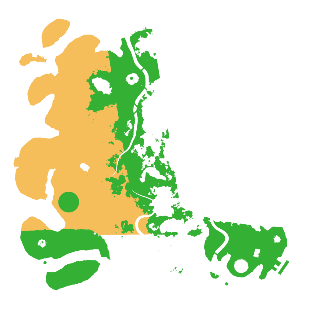 Biome Rust Map: Procedural Map, Size: 4000, Seed: 53793695