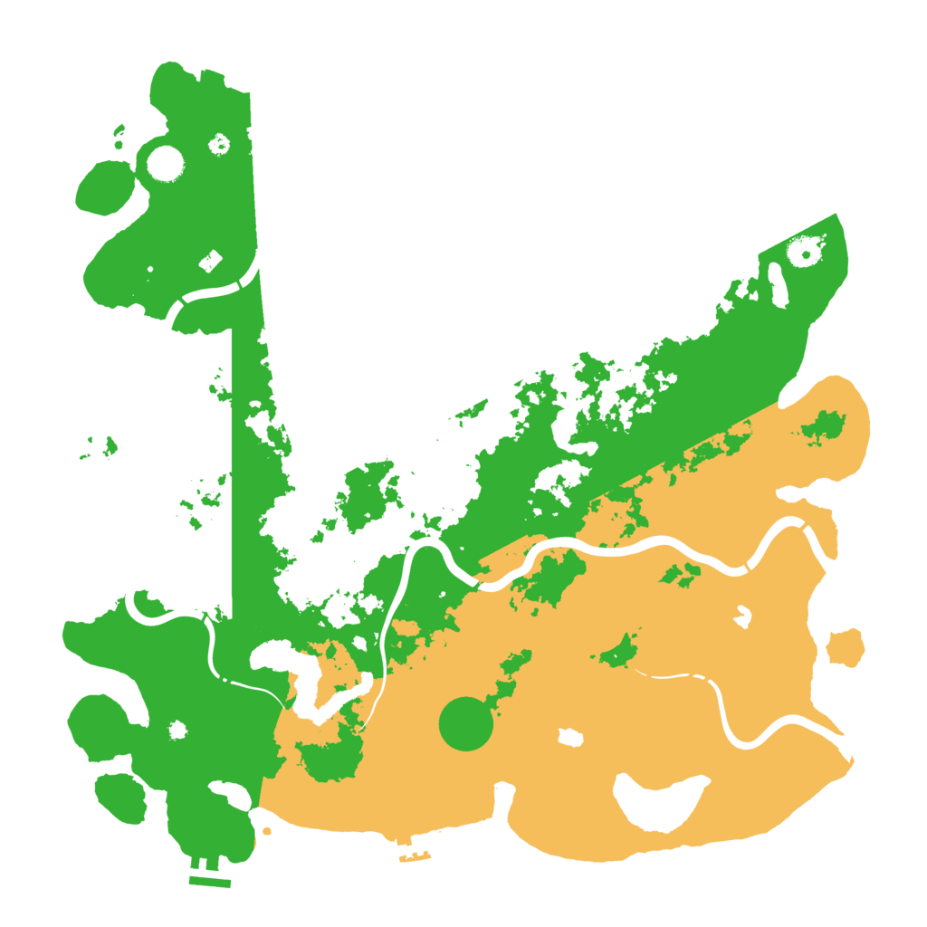 Biome Rust Map: Procedural Map, Size: 4500, Seed: 1834888740