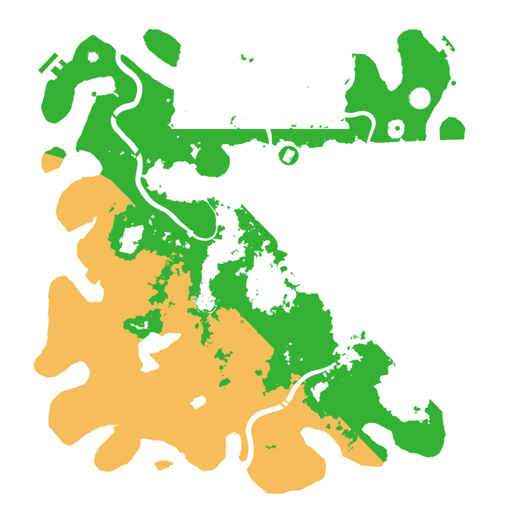 Biome Rust Map: Procedural Map, Size: 4250, Seed: 253960037