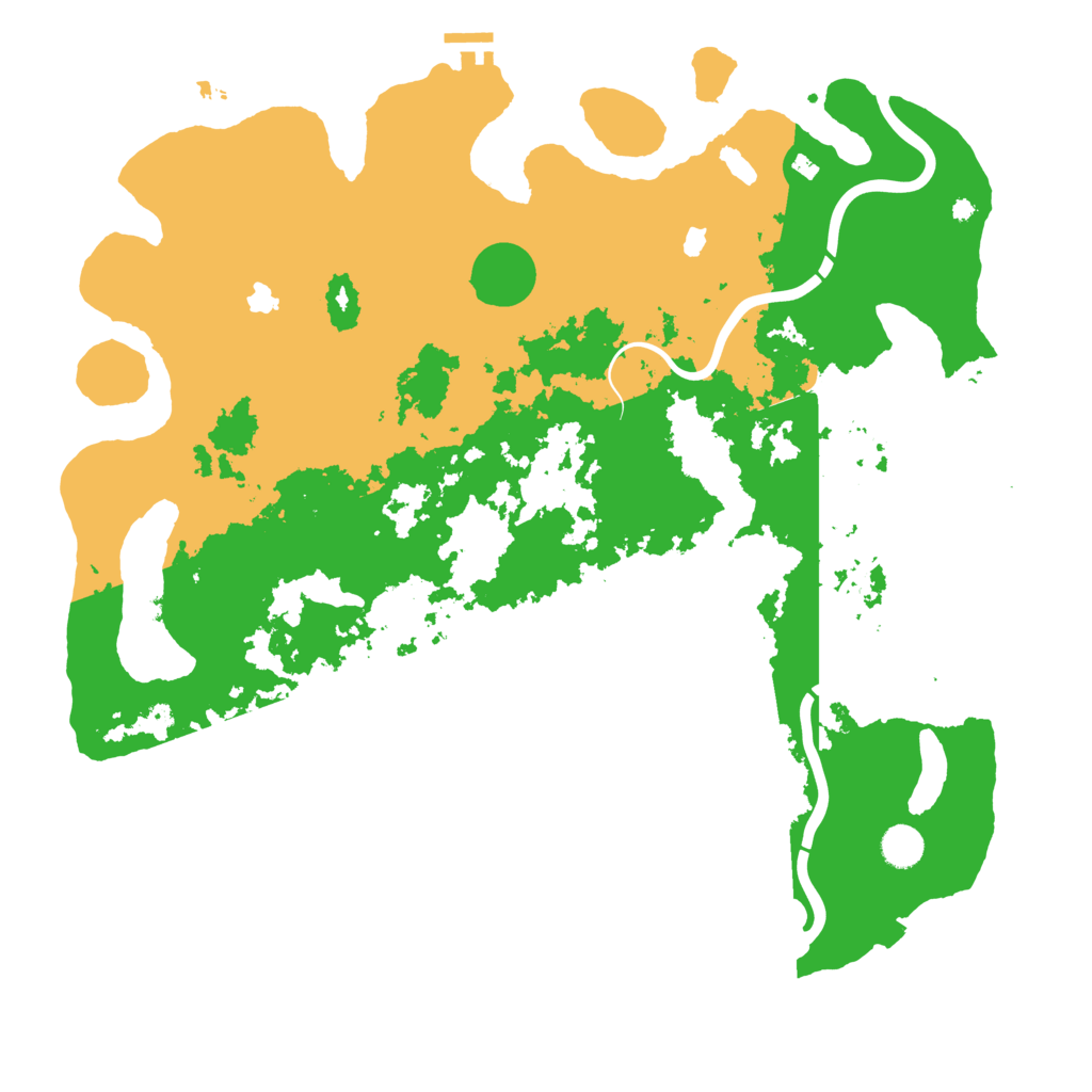 Biome Rust Map: Procedural Map, Size: 4500, Seed: 448996541
