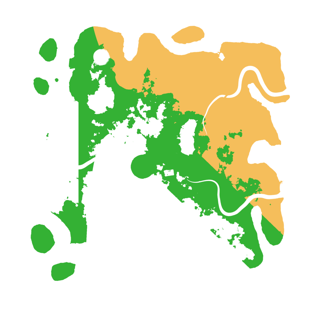 Biome Rust Map: Procedural Map, Size: 3500, Seed: 759683304