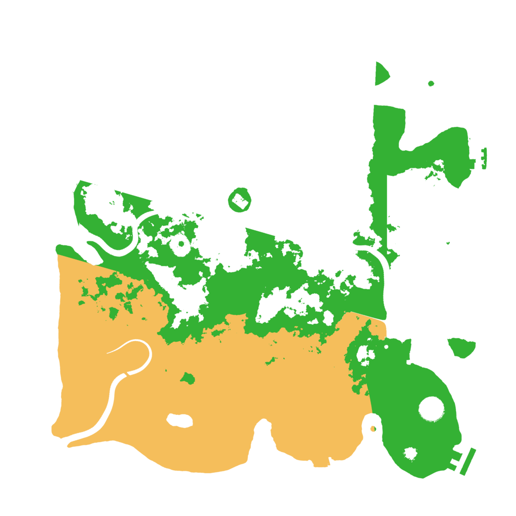 Biome Rust Map: Procedural Map, Size: 3650, Seed: 77933494