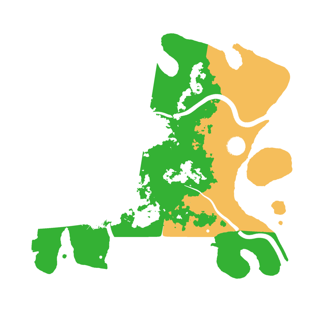 Biome Rust Map: Procedural Map, Size: 3000, Seed: 760721671