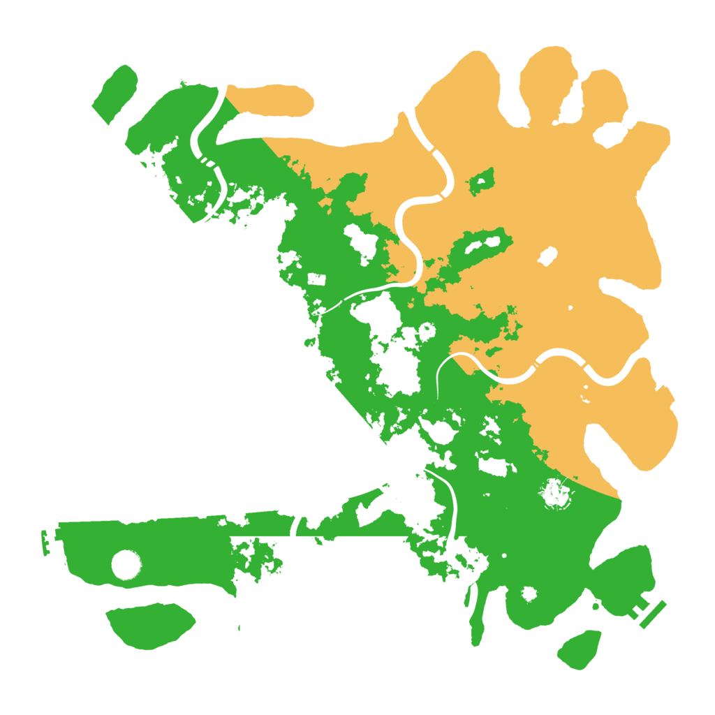 Biome Rust Map: Procedural Map, Size: 4250, Seed: 515435438