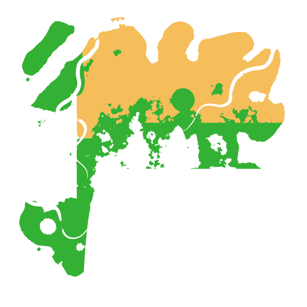 Biome Rust Map: Procedural Map, Size: 3500, Seed: 262499813