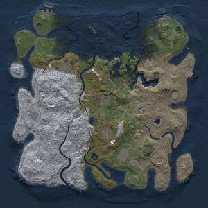 Thumbnail Rust Map: Procedural Map, Size: 4250, Seed: 3052026, 15 Monuments