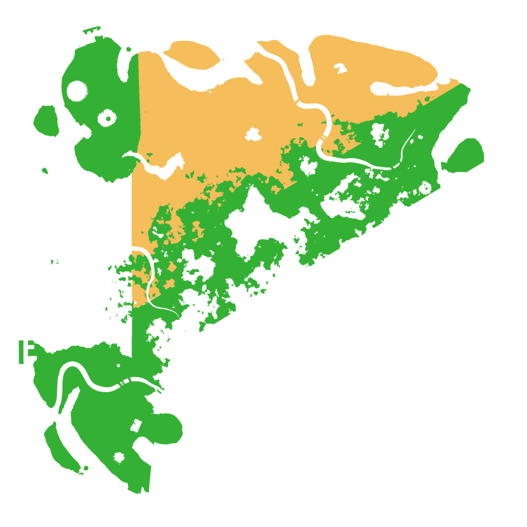 Biome Rust Map: Procedural Map, Size: 4500, Seed: 266765847