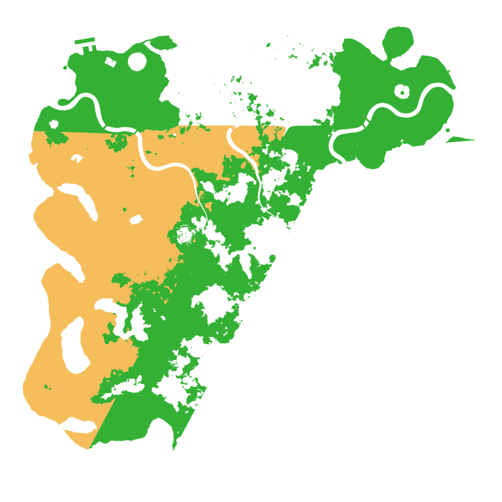 Biome Rust Map: Procedural Map, Size: 5000, Seed: 1145141919
