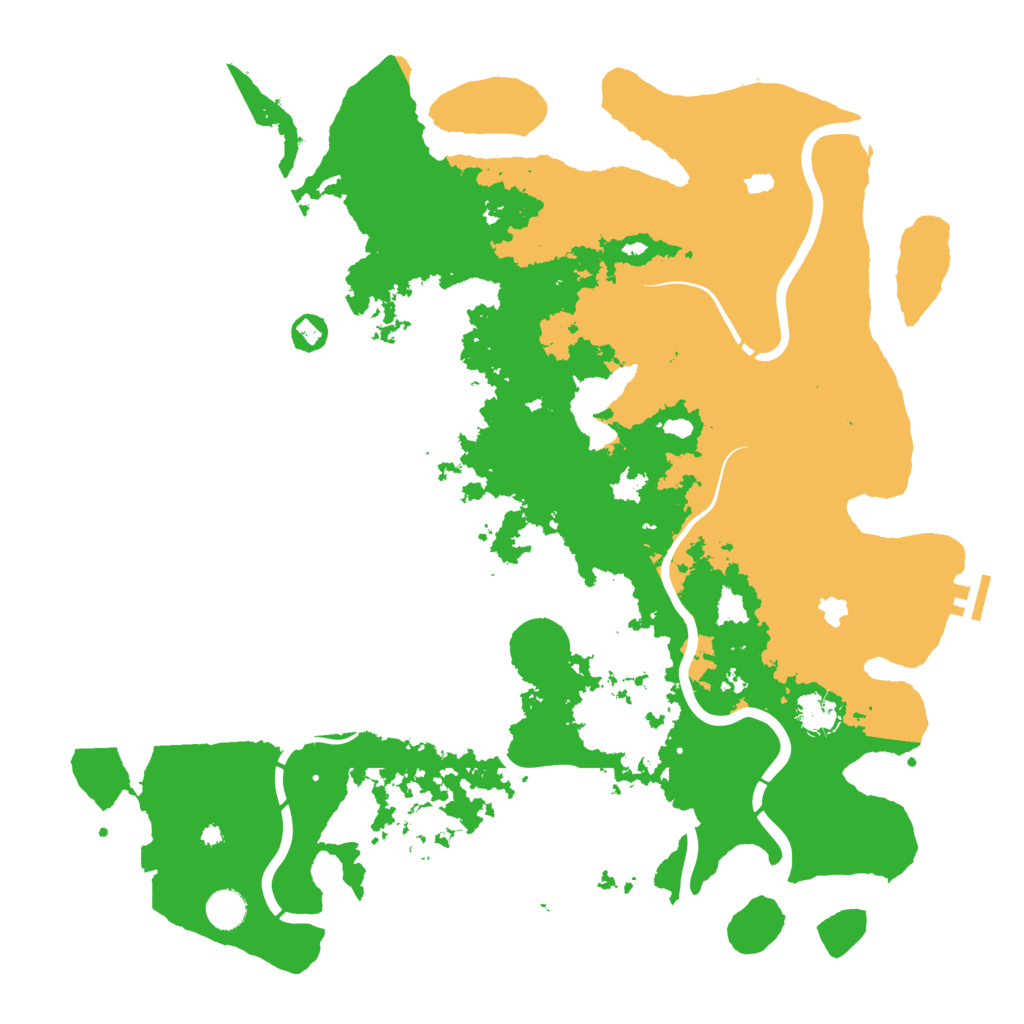 Biome Rust Map: Procedural Map, Size: 4500, Seed: 1762523423