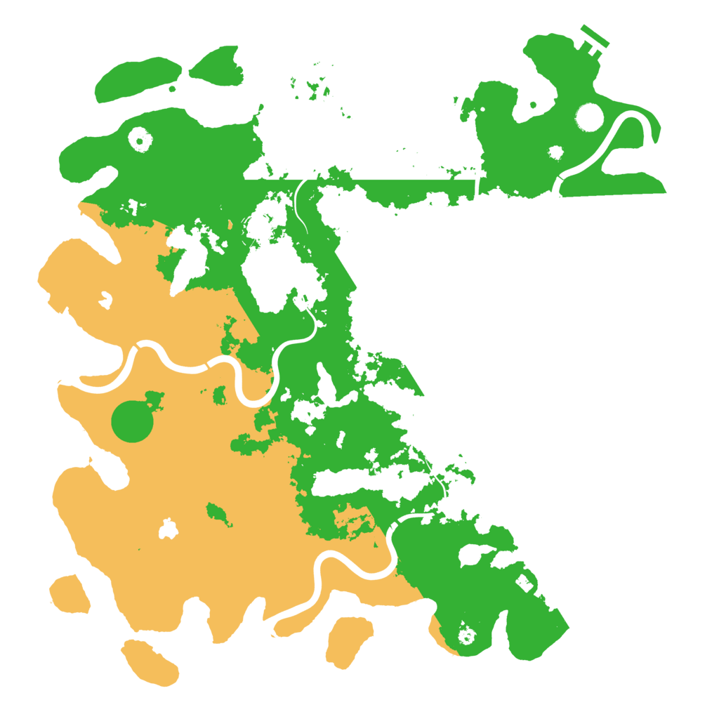 Biome Rust Map: Procedural Map, Size: 4500, Seed: 1613263238