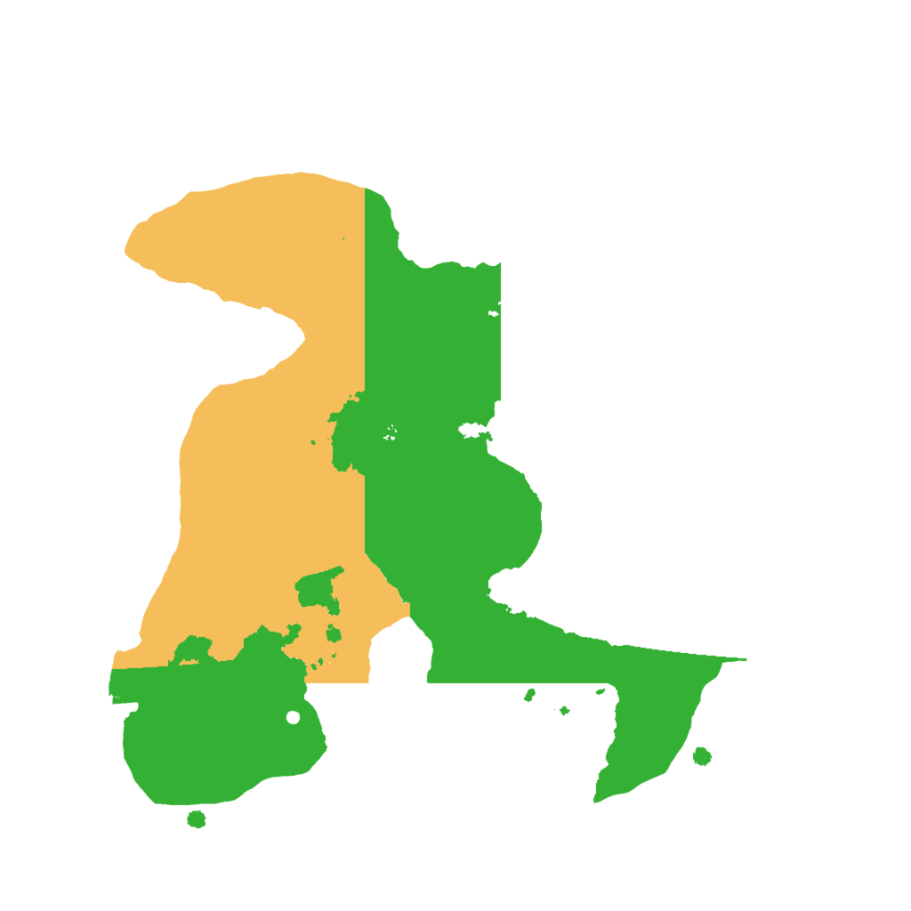 Biome Rust Map: Procedural Map, Size: 2000, Seed: 107047308