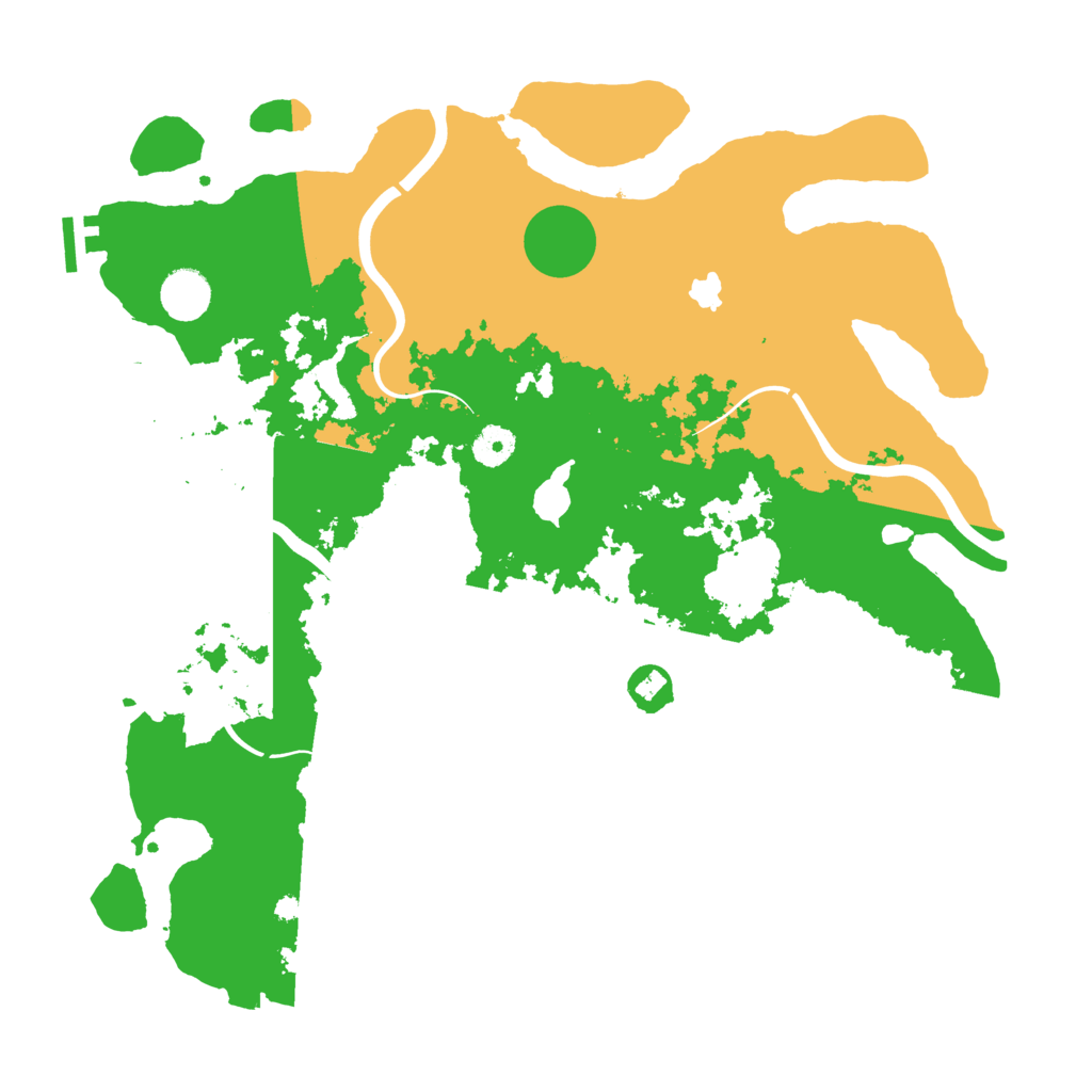 Biome Rust Map: Procedural Map, Size: 4000, Seed: 97609