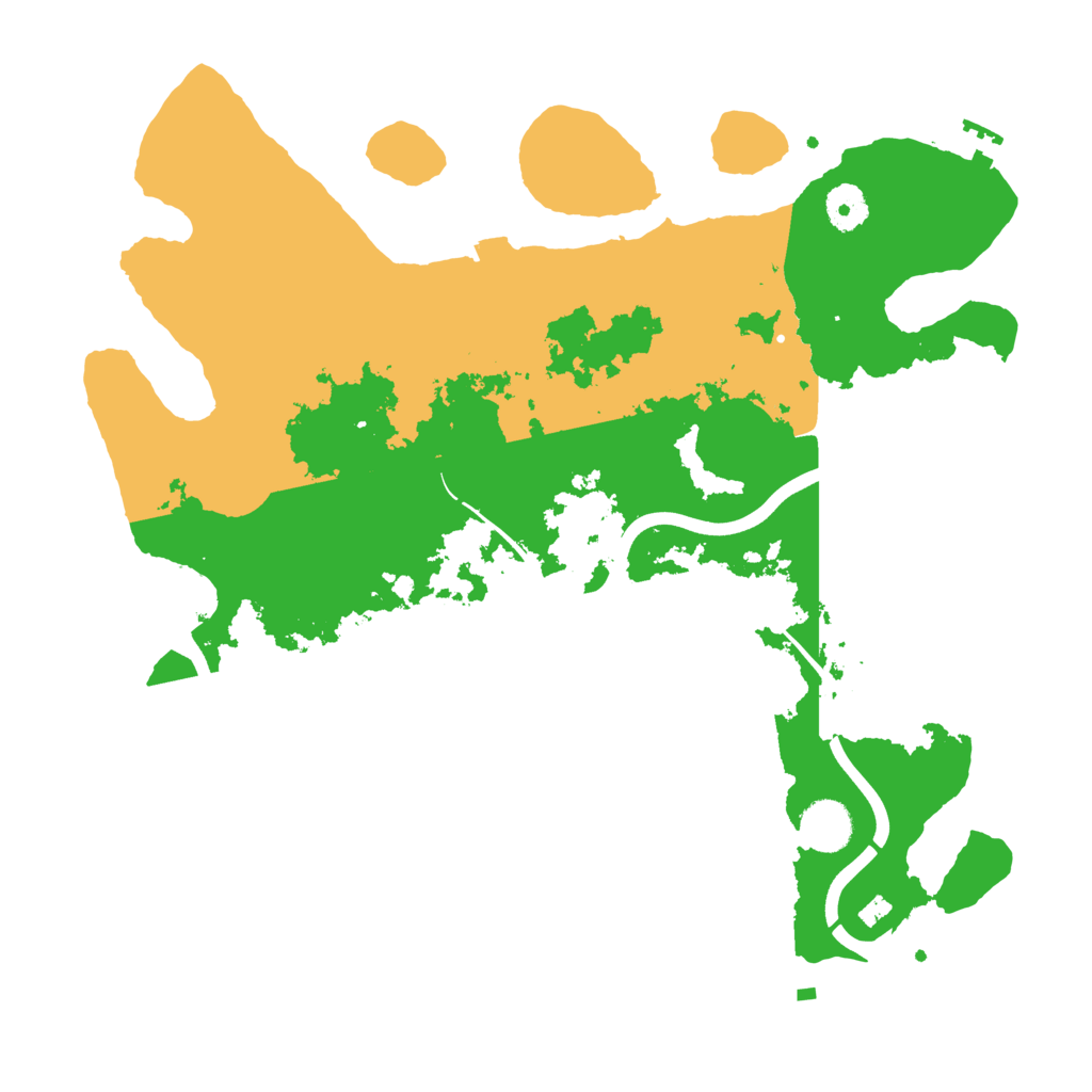 Biome Rust Map: Procedural Map, Size: 3750, Seed: 2045406039