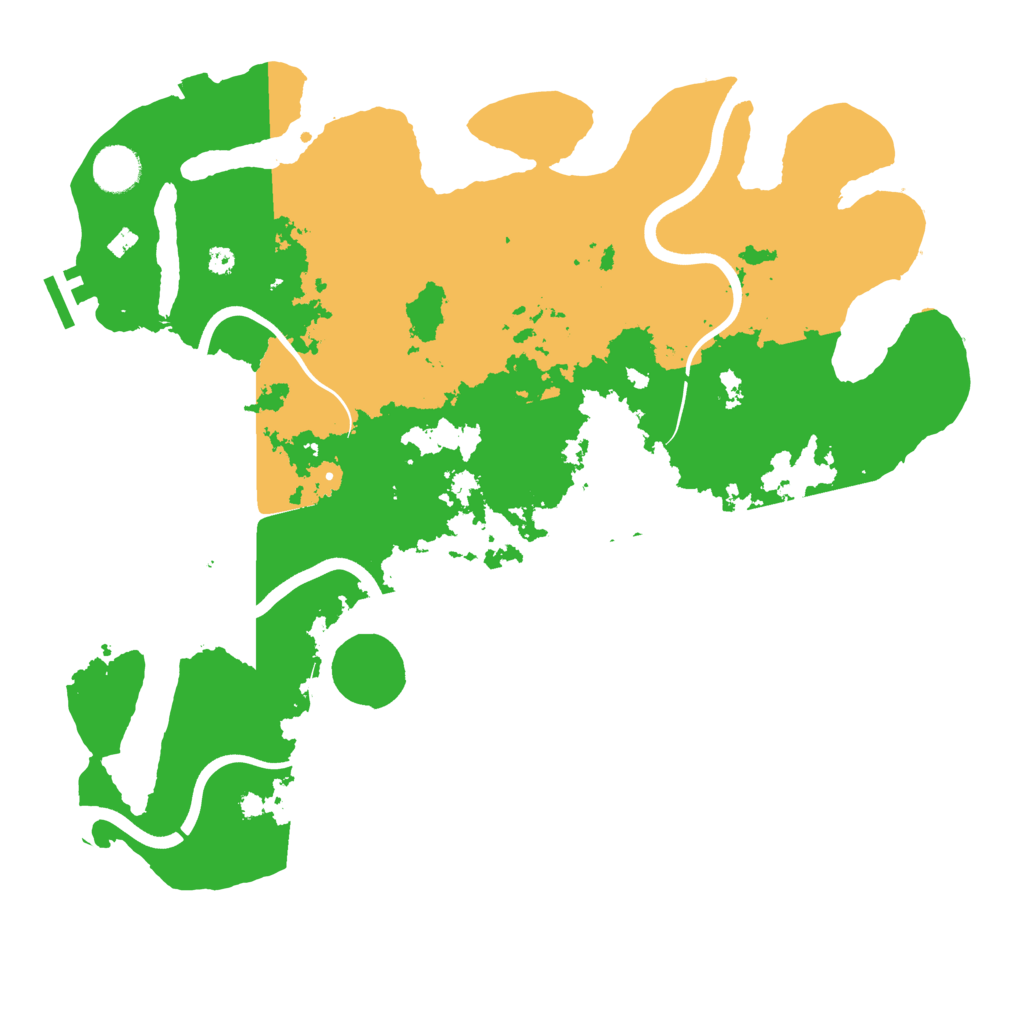 Biome Rust Map: Procedural Map, Size: 3800, Seed: 59672