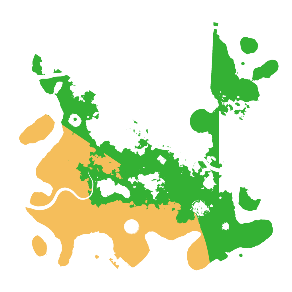 Biome Rust Map: Procedural Map, Size: 3500, Seed: 415234466
