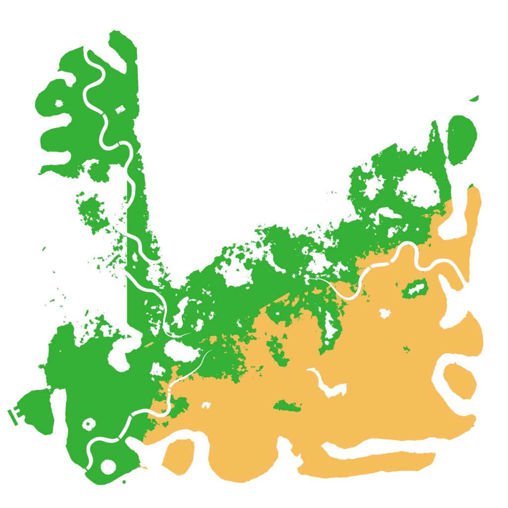 Biome Rust Map: Procedural Map, Size: 6000, Seed: 972476337