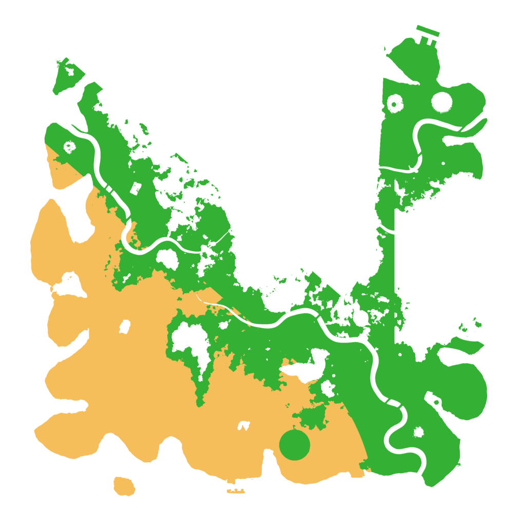 Biome Rust Map: Procedural Map, Size: 4500, Seed: 1754749034