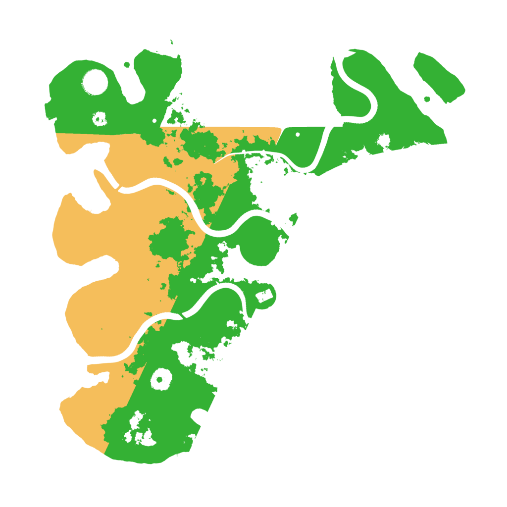 Biome Rust Map: Procedural Map, Size: 3500, Seed: 867740661
