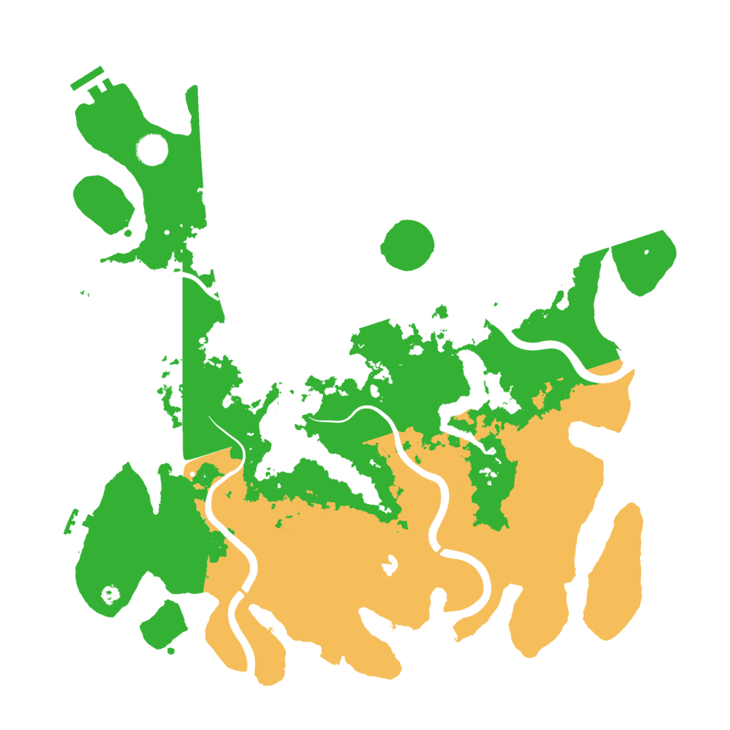 Biome Rust Map: Procedural Map, Size: 4050, Seed: 1912214724