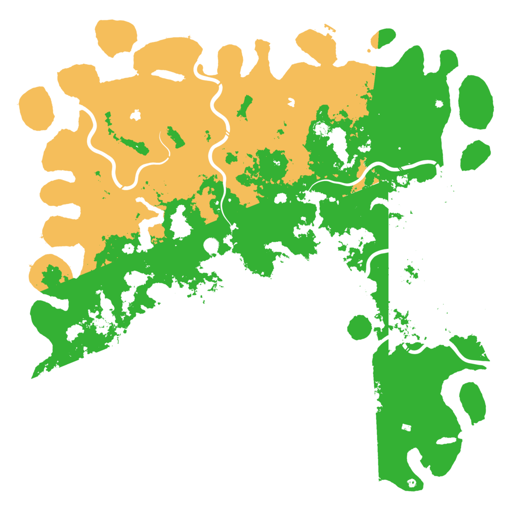 Biome Rust Map: Procedural Map, Size: 6000, Seed: 307695359