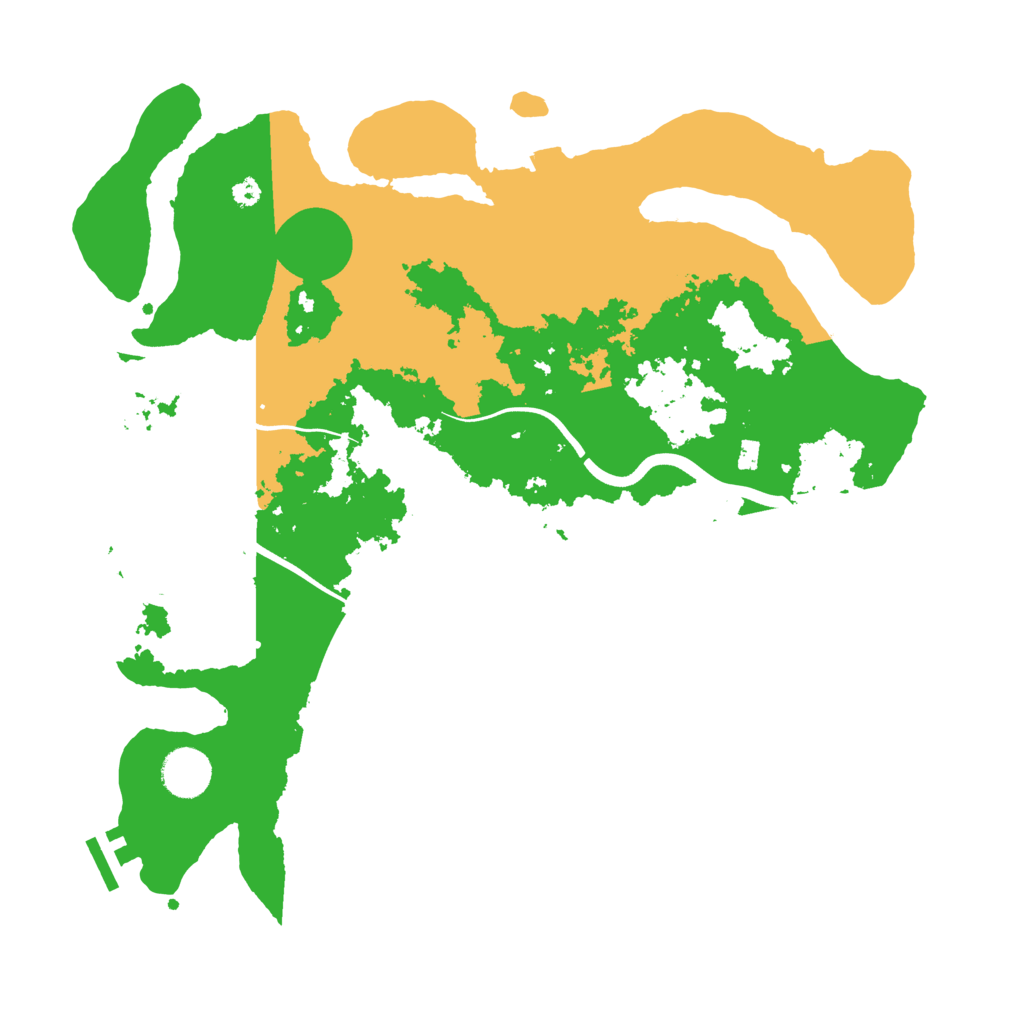 Biome Rust Map: Procedural Map, Size: 3700, Seed: 1659678765