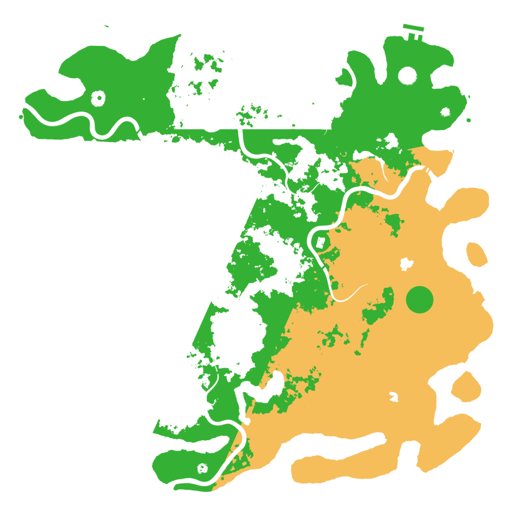 Biome Rust Map: Procedural Map, Size: 5000, Seed: 818906964