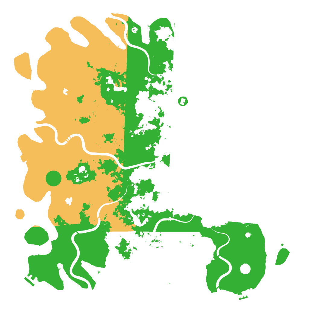 Biome Rust Map: Procedural Map, Size: 5200, Seed: 20589626