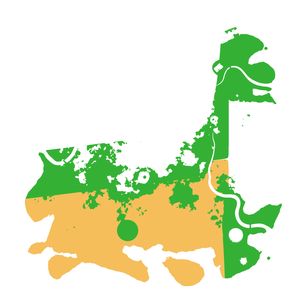 Biome Rust Map: Procedural Map, Size: 3800, Seed: 87960379