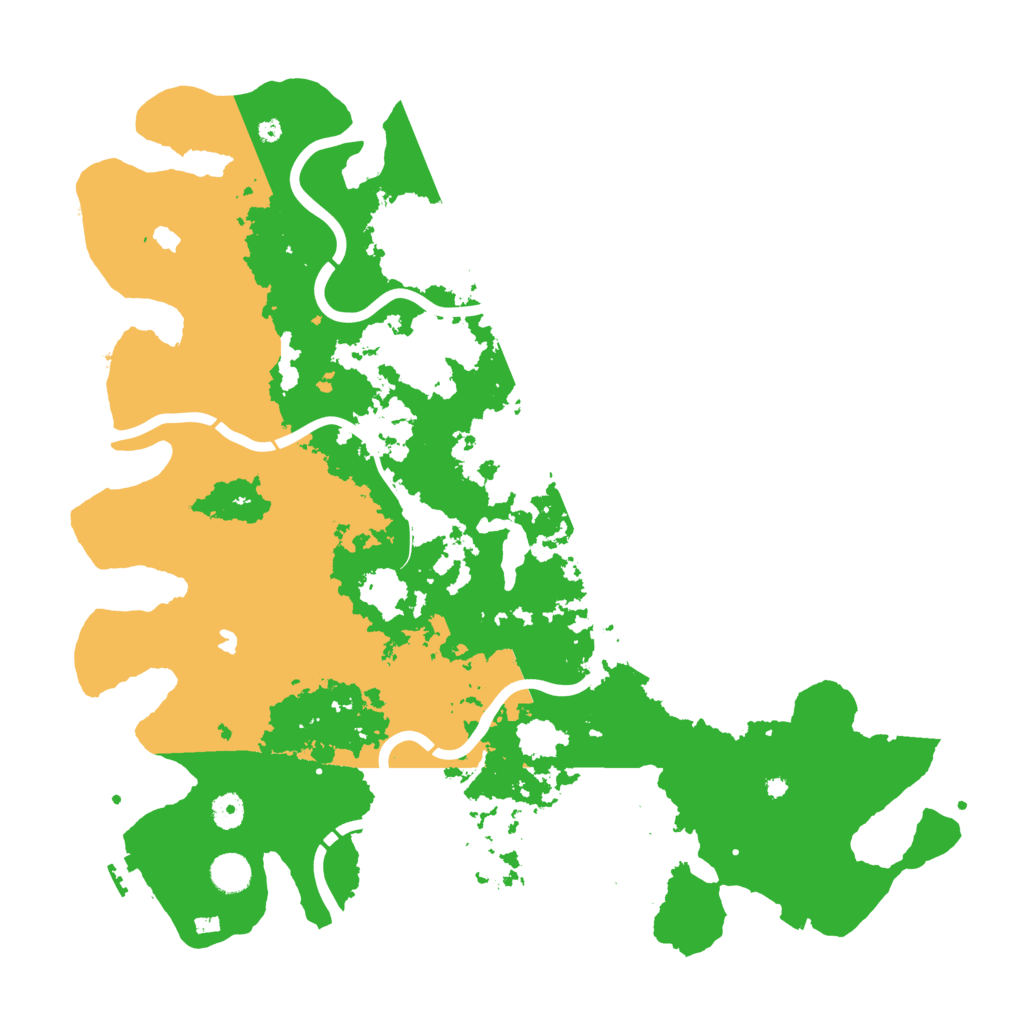 Biome Rust Map: Procedural Map, Size: 4500, Seed: 1209162738