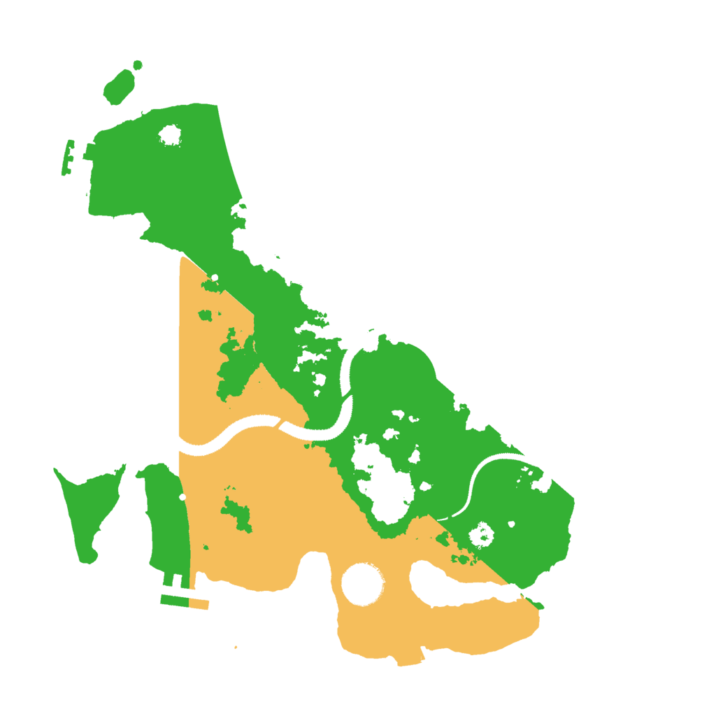 Biome Rust Map: Procedural Map, Size: 3000, Seed: 87465312