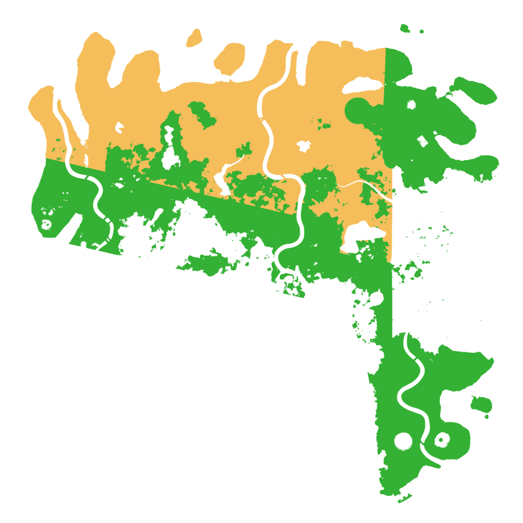 Biome Rust Map: Procedural Map, Size: 5200, Seed: 207465616