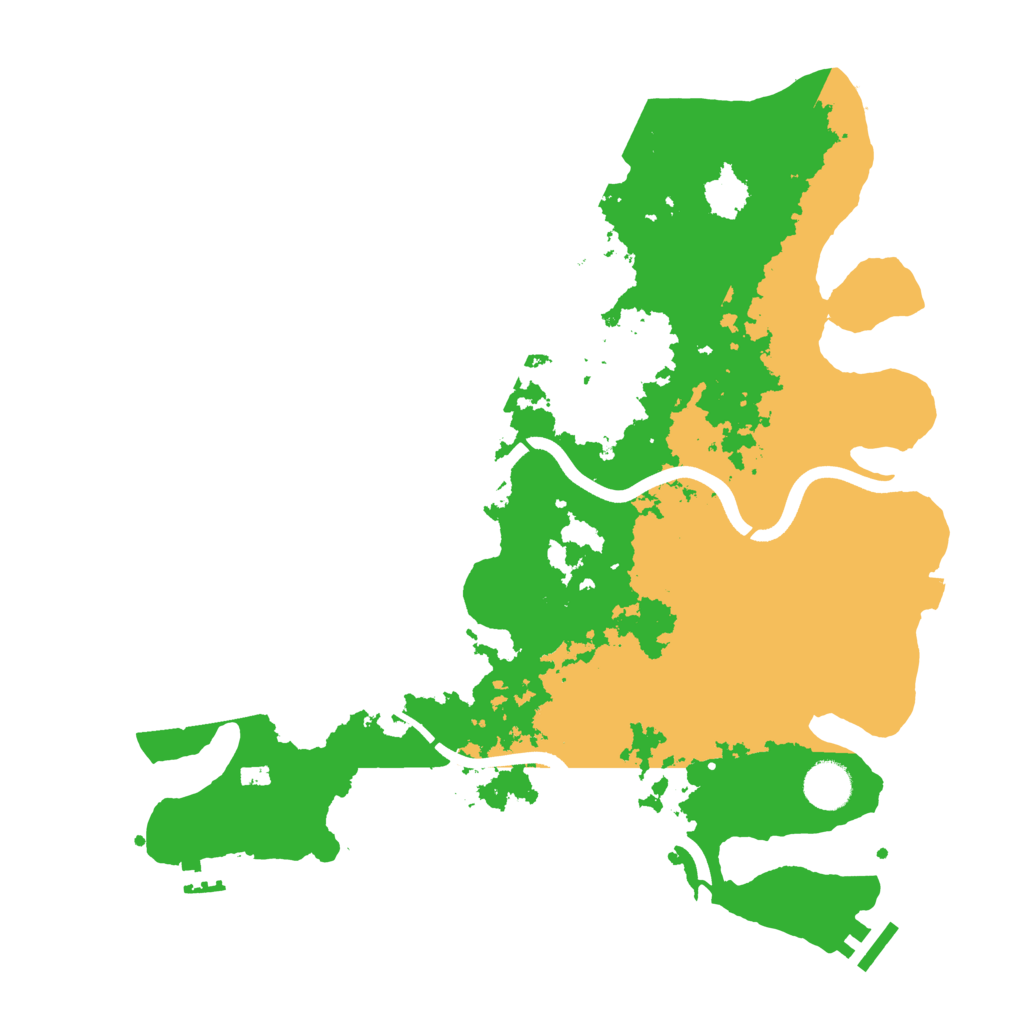 Biome Rust Map: Procedural Map, Size: 3750, Seed: 432821467